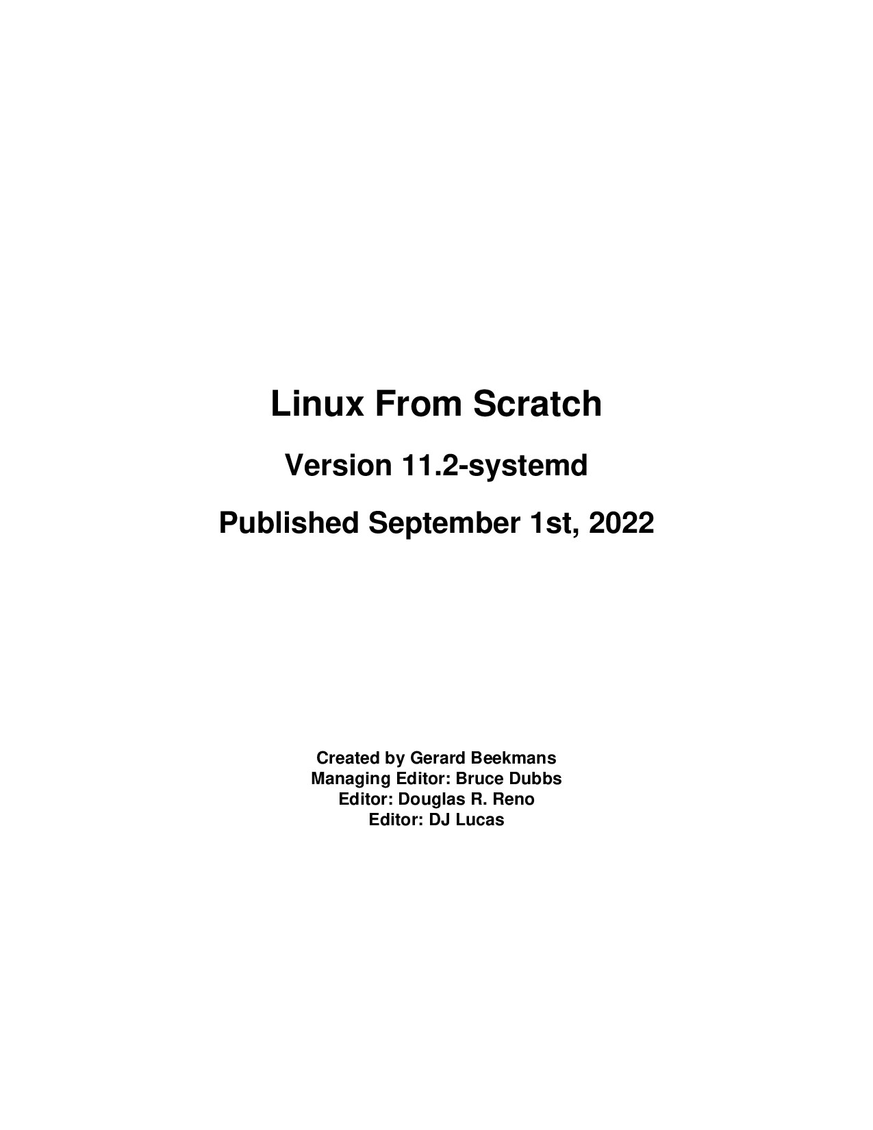 Linux From Scratch - Version 11.2-systemd